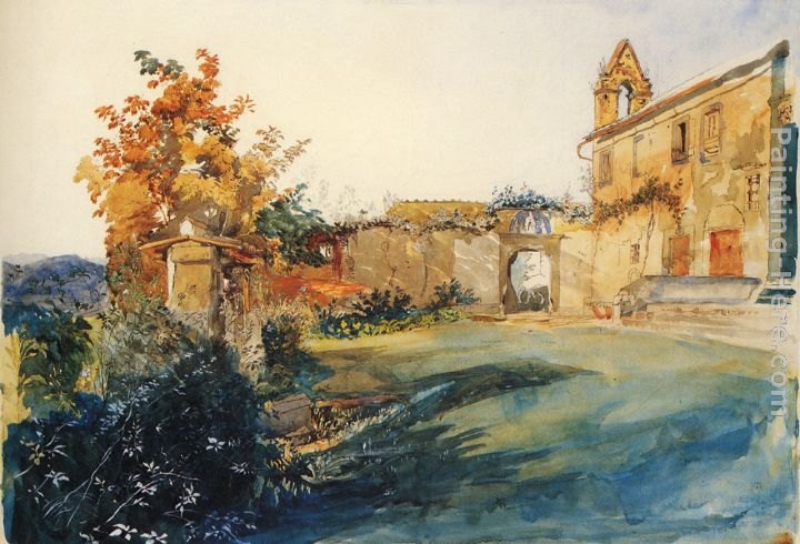 John Ruskin The Garden of San Miniato near Florence